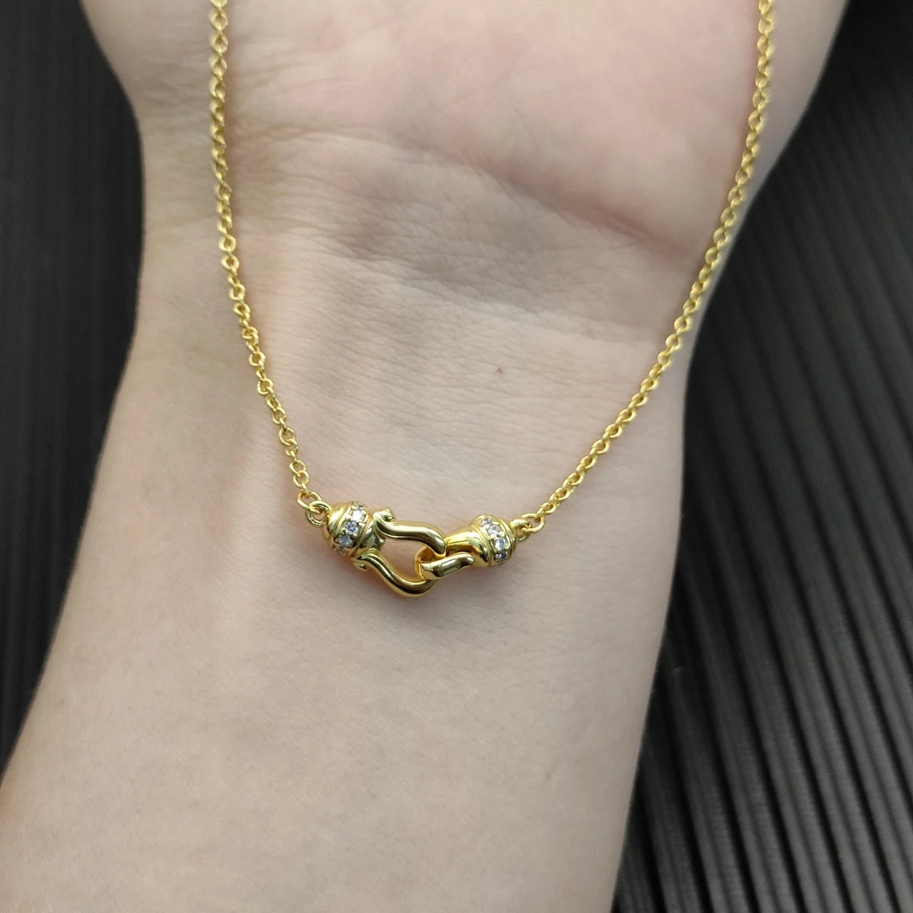 16.2mm small buckle hook necklace - ATSProducts