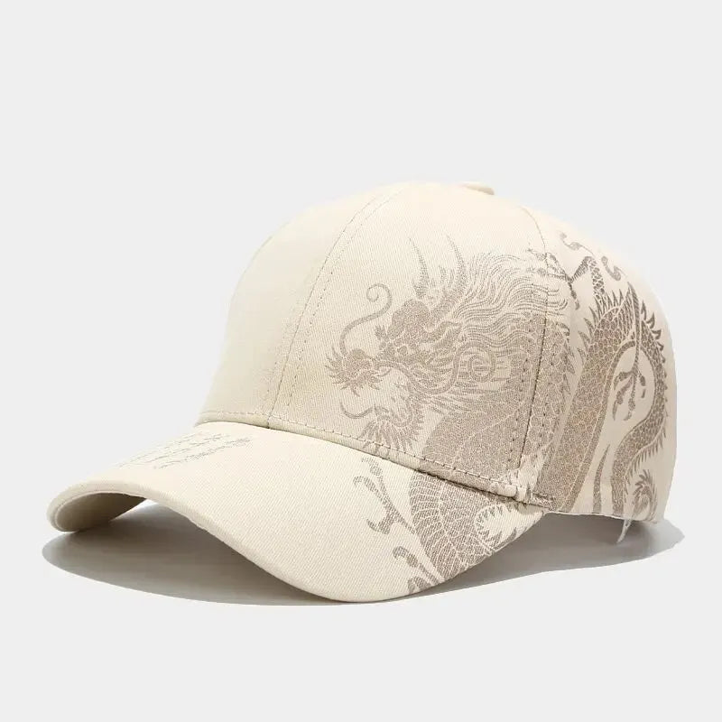 Chinese Style Dragon Pattern Baseball Cap - ATSProducts