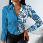Sanwood Graphic Blouse - ATSProducts