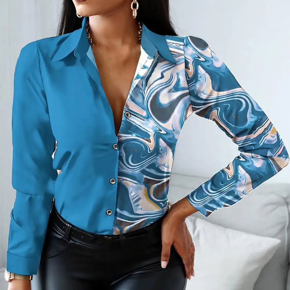 Sanwood Graphic Blouse - ATSProducts