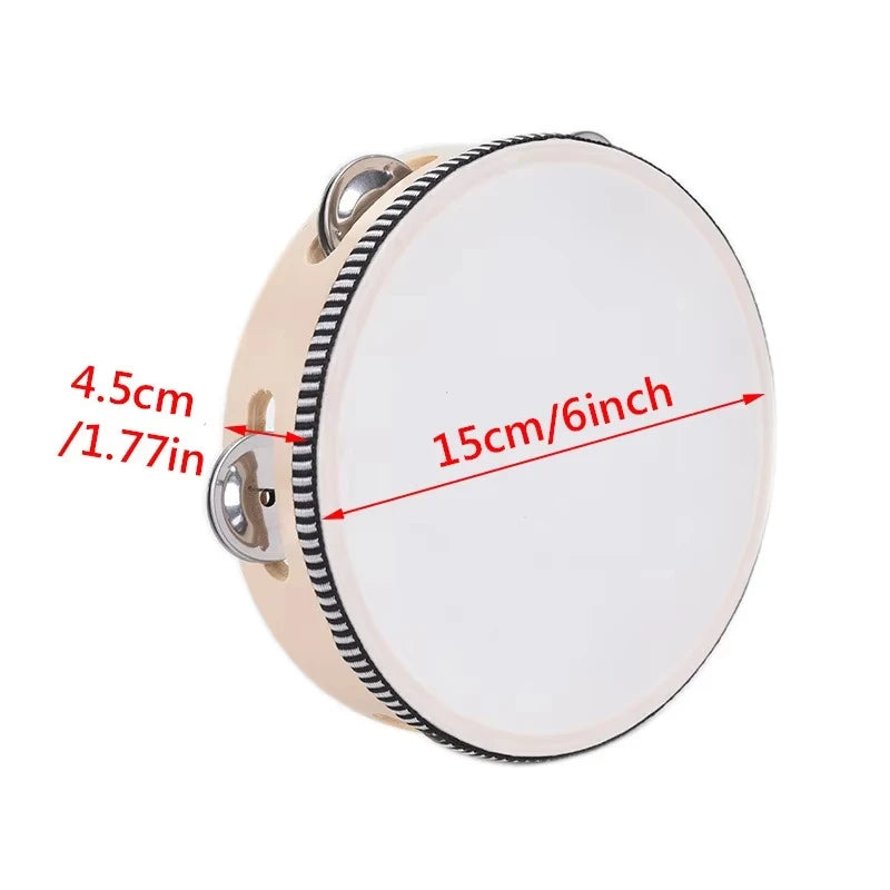Tambourines 4/6/7/8/10 inch Wooden - ATSProducts