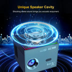 Portable Projector Smart Voice Remote Control Digital Projector Full HD 1080P 4k Projector - ATSProducts