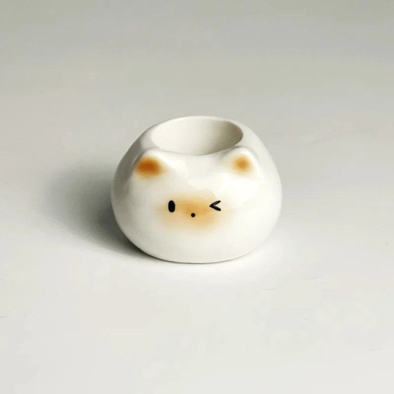 Cat Ceramic Toothbrush Holder - ATSProducts