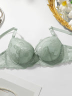 2 Pcs Floral Bra & Panties Set - ATSProducts