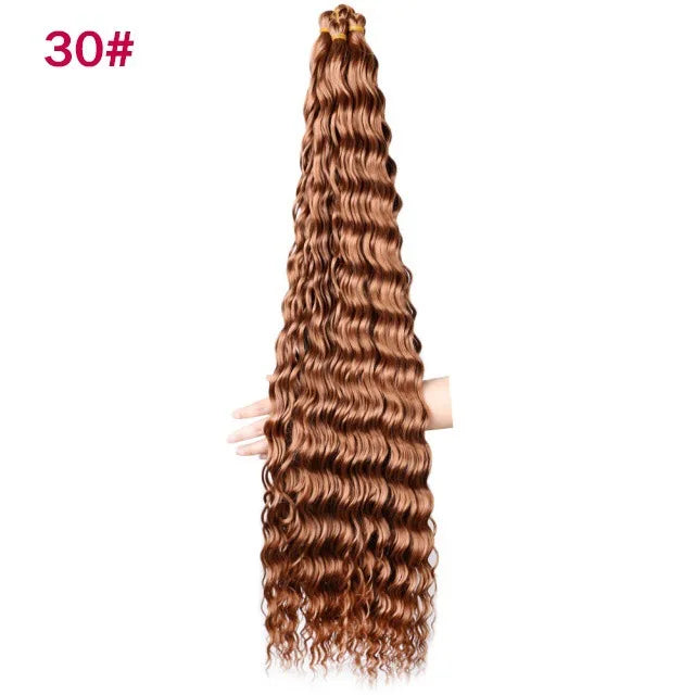 WIGSIN 30Inch Synthetic  Long Deep Wave Hair - ATSProducts