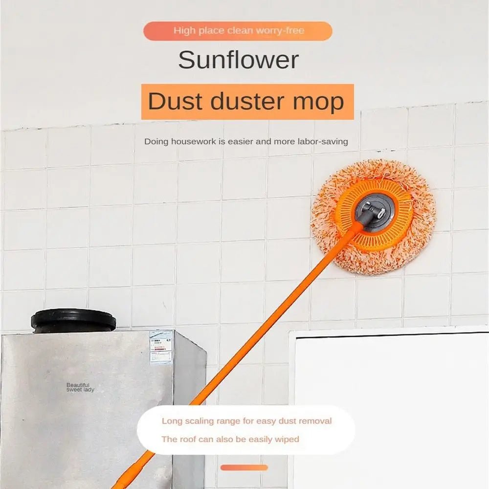 Round Cleaning Mop with Extension Pole - ATSProducts