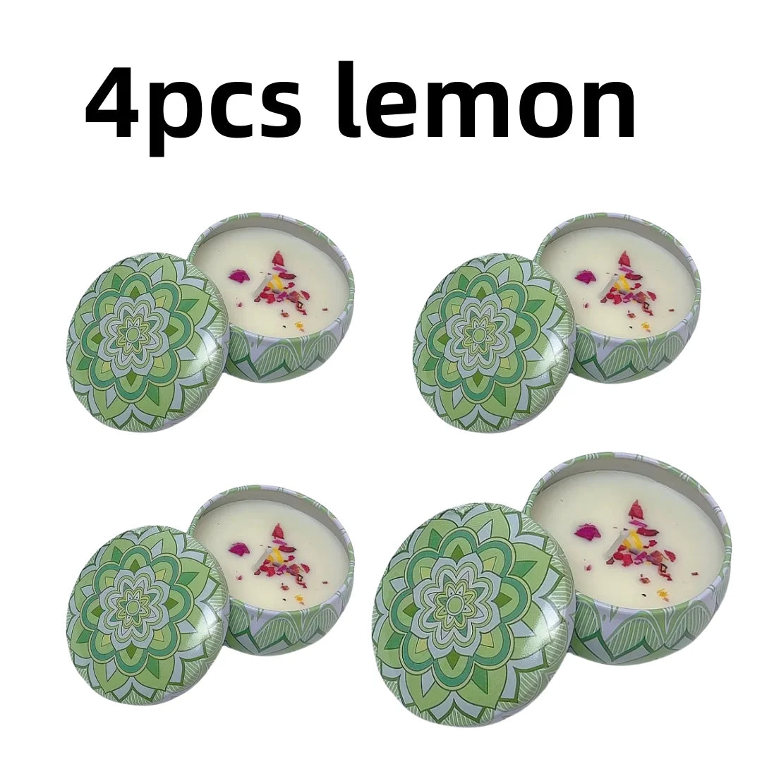 1/4PCS Vintage Scented Candles Soy Wax Candle Jars - ATSProducts