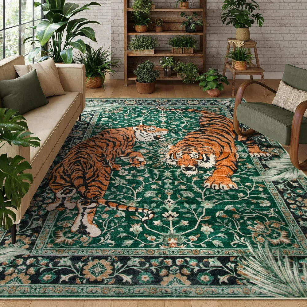 Tiger Print Area Rug - ATSProducts