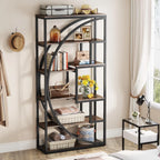Little Tree Industrial 5-Tier Etagere Bookcase, 70.8 inch - ATSProducts