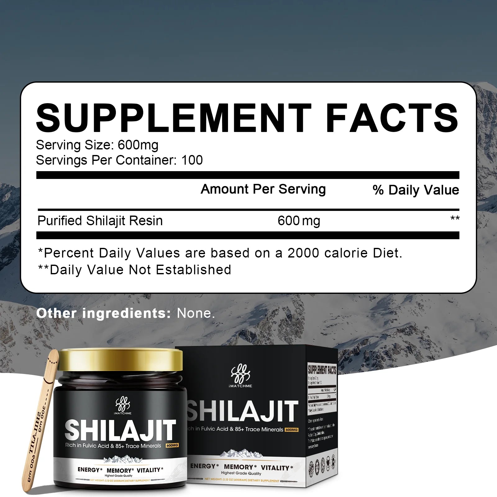 Imatchme Pure Shilajit Supplement - ATSProducts