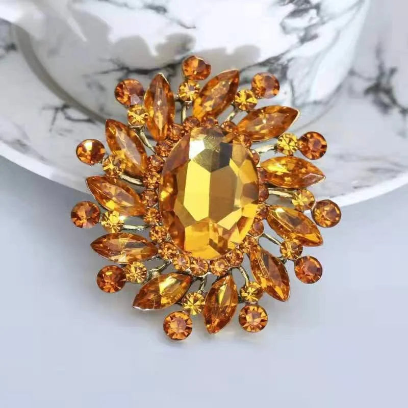 Shmik Rhinestone Brooches - ATSProducts