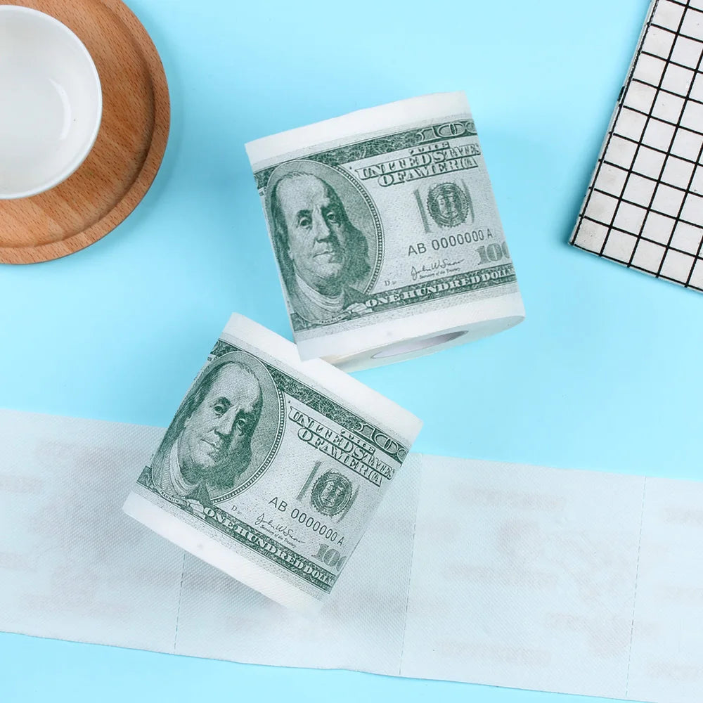 One Hundred Dollar Bill Toilet Roll - ATSProducts