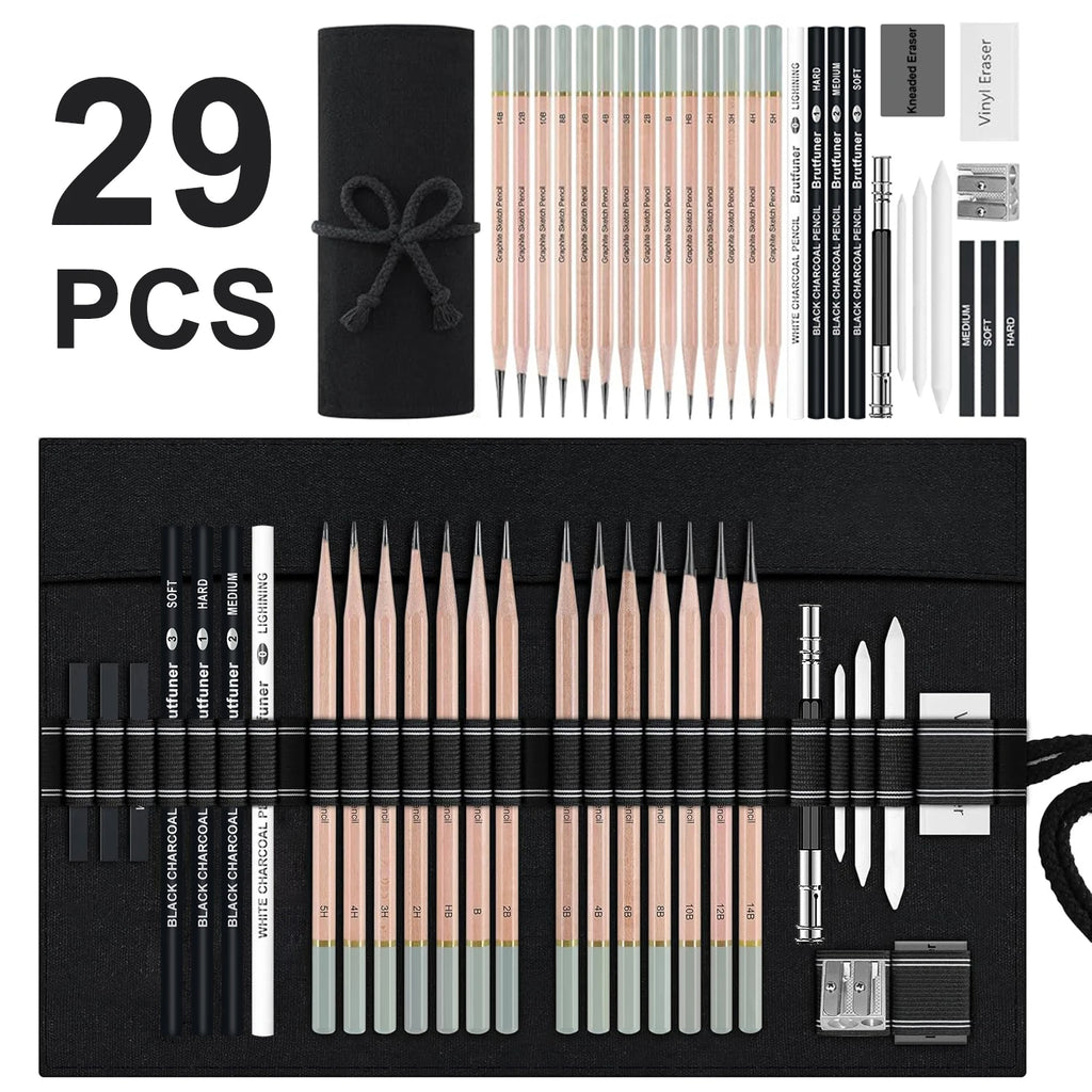 6-29pcs Pro Sketching Pencils Set - ATSProducts