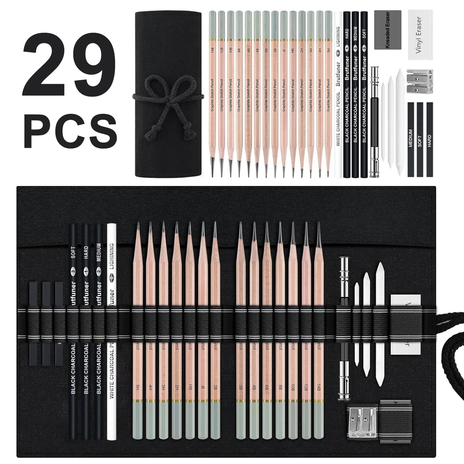 6-29pcs Pro Sketching Pencils Set - ATSProducts