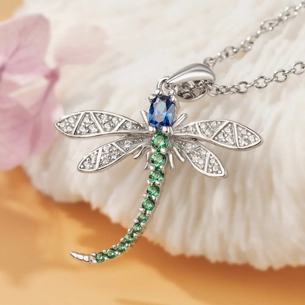 Sterling Silver Dragonfly Pendant - ATSProducts