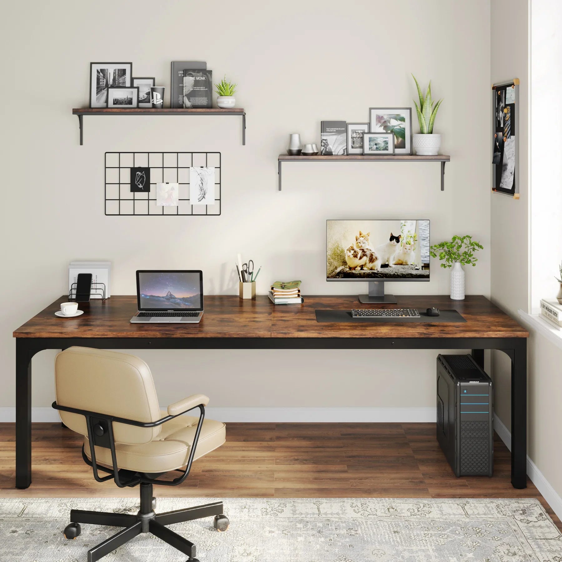 Tribesigns 78.7 Inches Extra Long Computer Desk - ATSProducts
