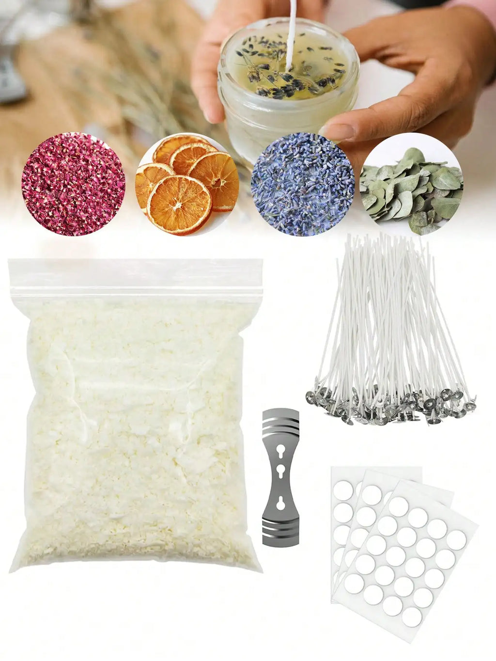 0.5LB Soy Wax Candle Crafting Kit - ATSProducts