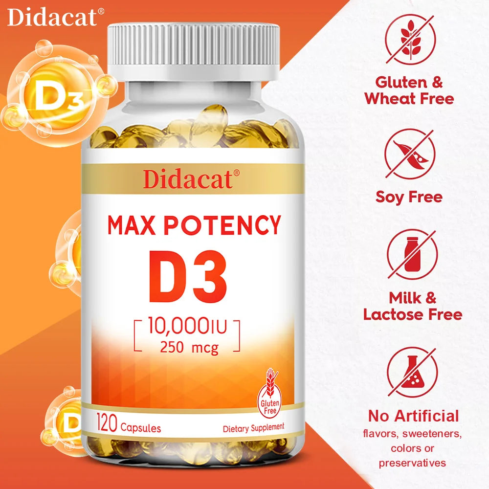 Didacat Vitamin D3 10,000 IU (250 mcg) - ATSProducts