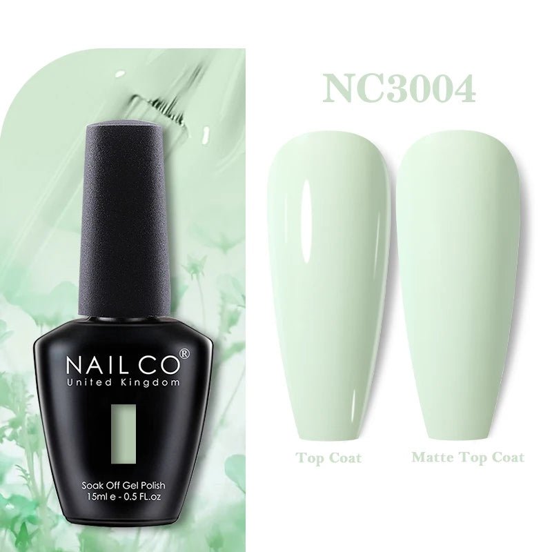 NAILCO 283Colors Gel Nail Polish Top Base Varnish - ATSProducts