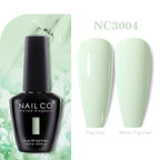 NAILCO 283Colors Gel Nail Polish Top Base Varnish - ATSProducts