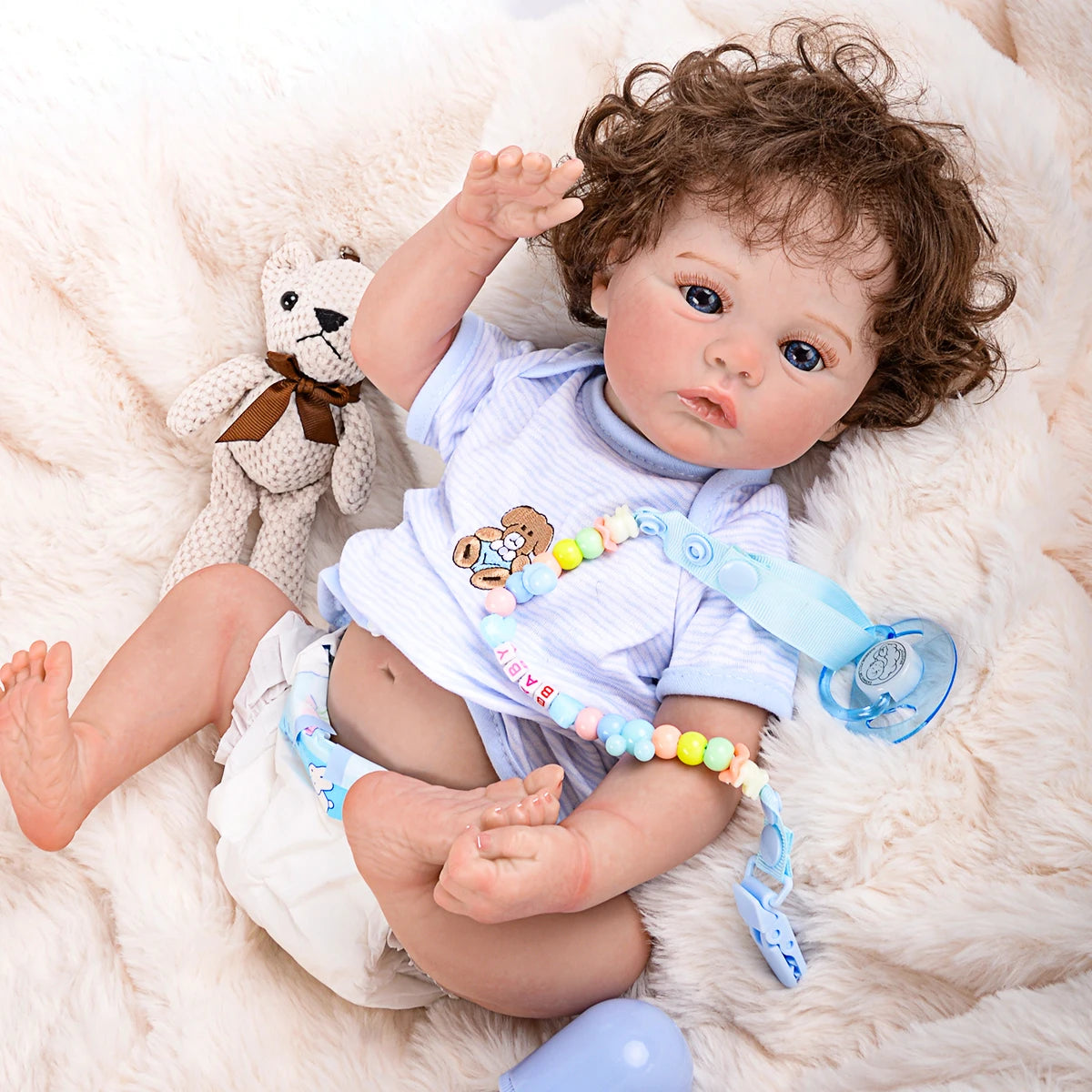 BRASTOY Reborn Painted Realistic Baby Doll 48cm - ATSProducts
