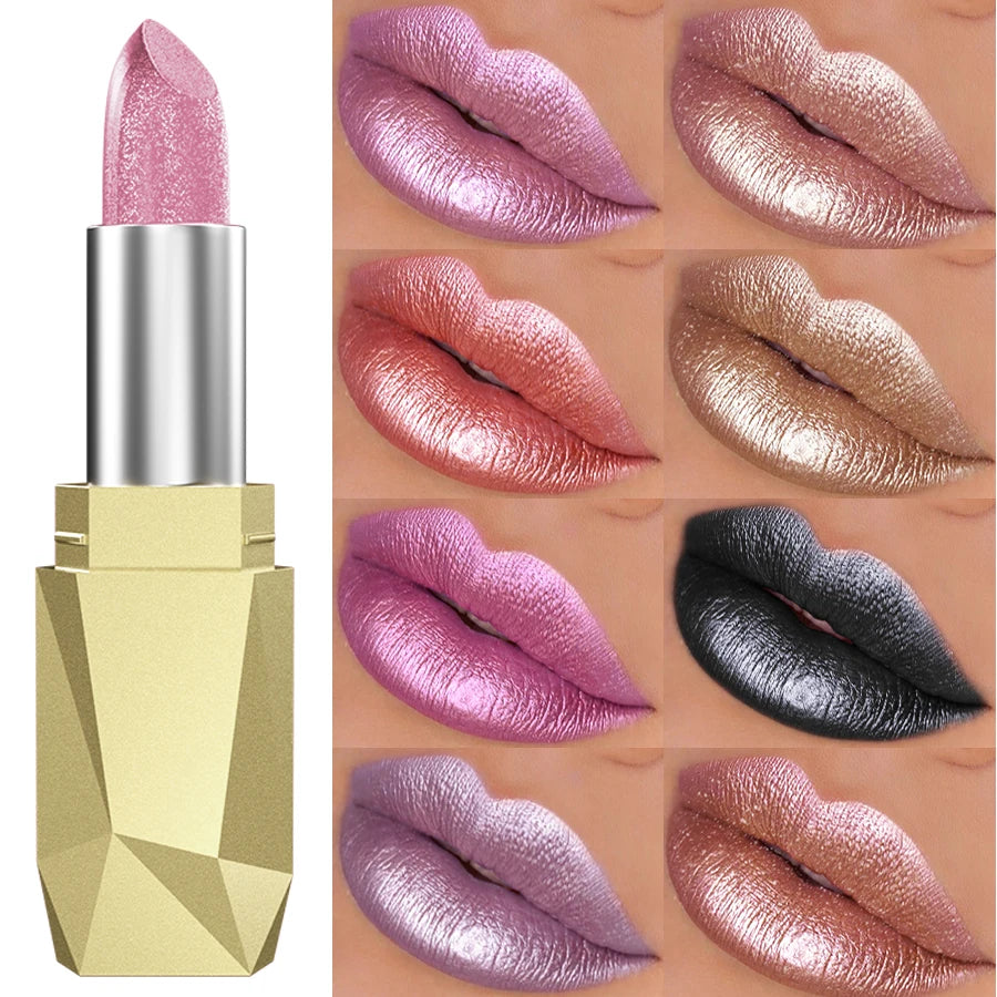 19 Colors Hydrating Glitter Lipstick - ATSProducts