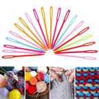 Vibratite 100PCS Mixed Color 5.5-15cm Plastic Knitting Needles - ATSProducts