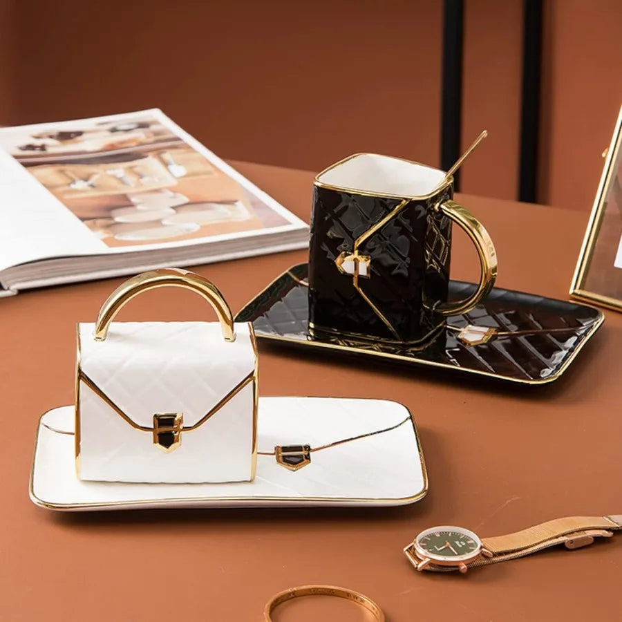 Ynsfree Ceramic Purse Coffee Mugs Set - ATSProducts