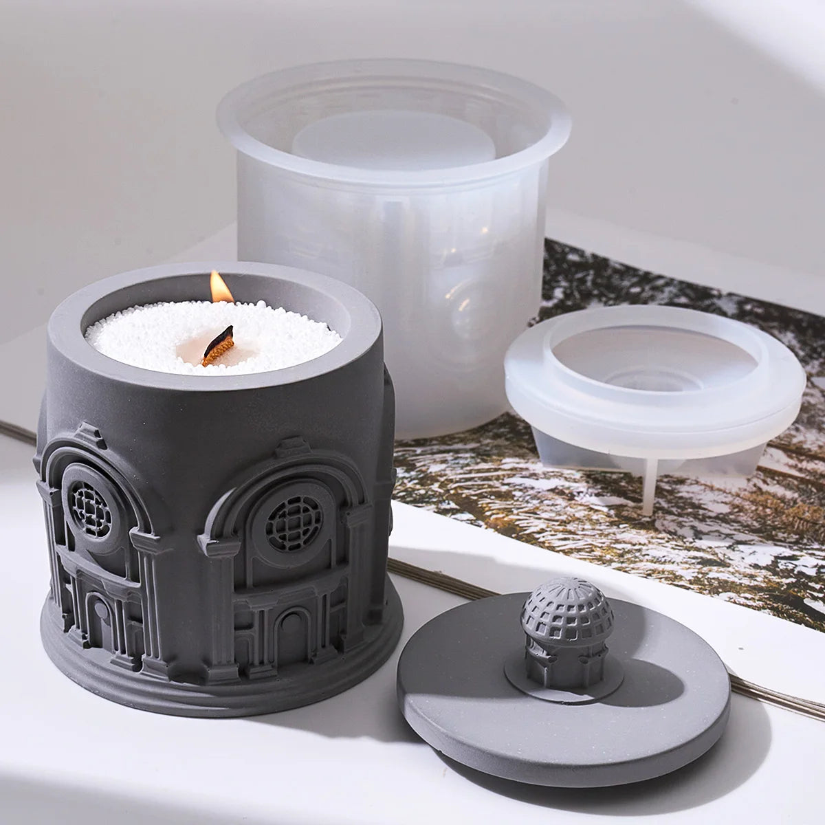 UdoCool Architectural House Candle Jar - ATSProducts