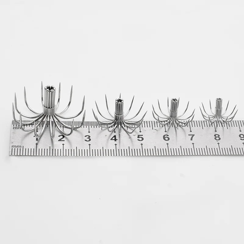 10 PCS Sea fishing, High Carbon Steel Squid Hook - ATSProducts