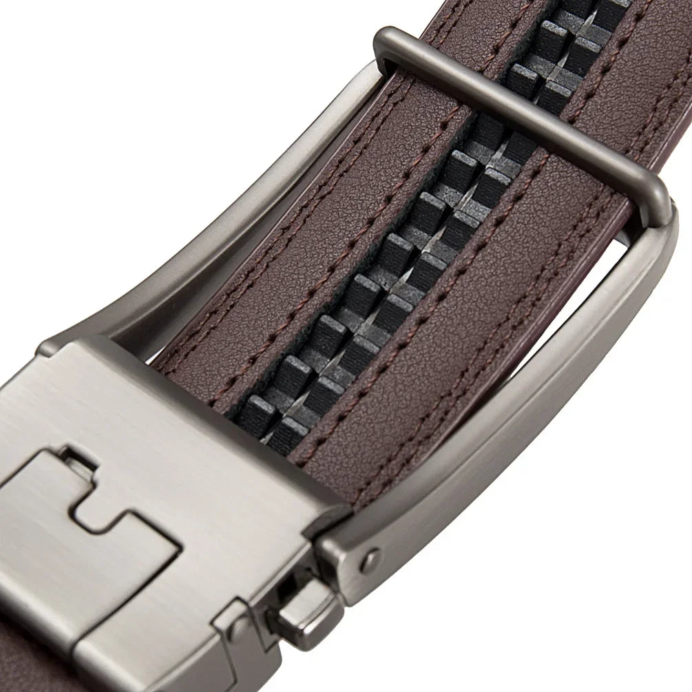 Automatic Buckle Genuine Leather Belts - ATSProducts