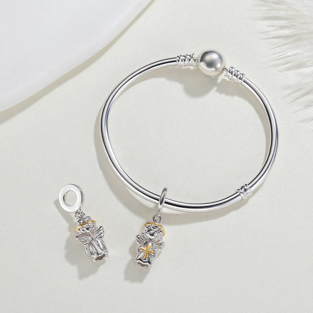 925 Sterling Silver Angel Charm - ATSProducts