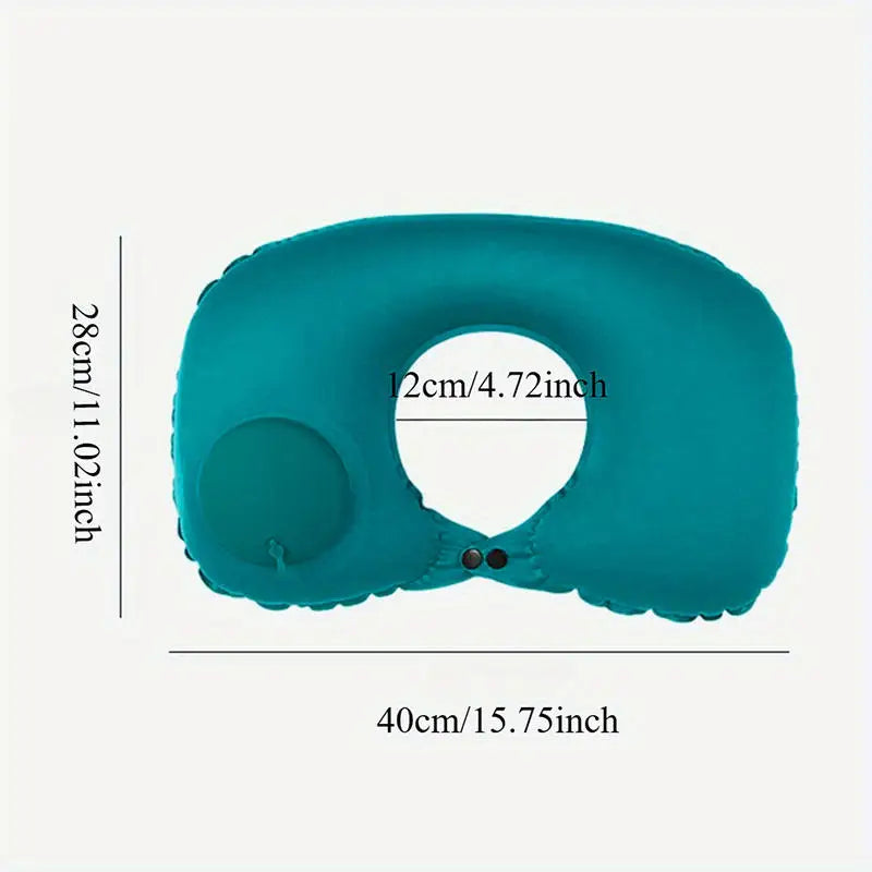 Bigsweety Inflatable Portable Neck Pillow U-shaped