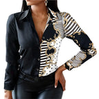 Sanwood Graphic Blouse - ATSProducts