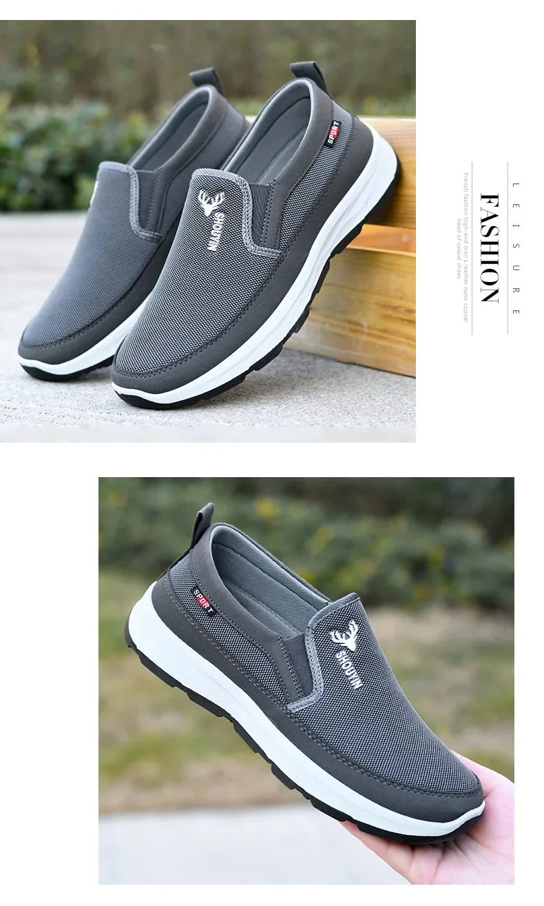 Men's Cloth Slip-On Anti-Slip Loafers - ATSProducts