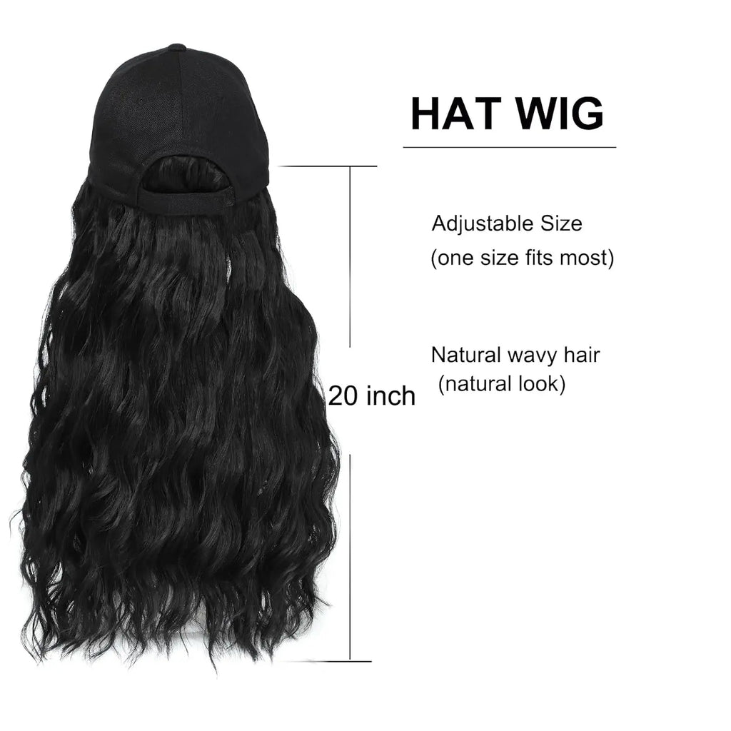 Baseball Cap Wavy Wig - ATSProducts