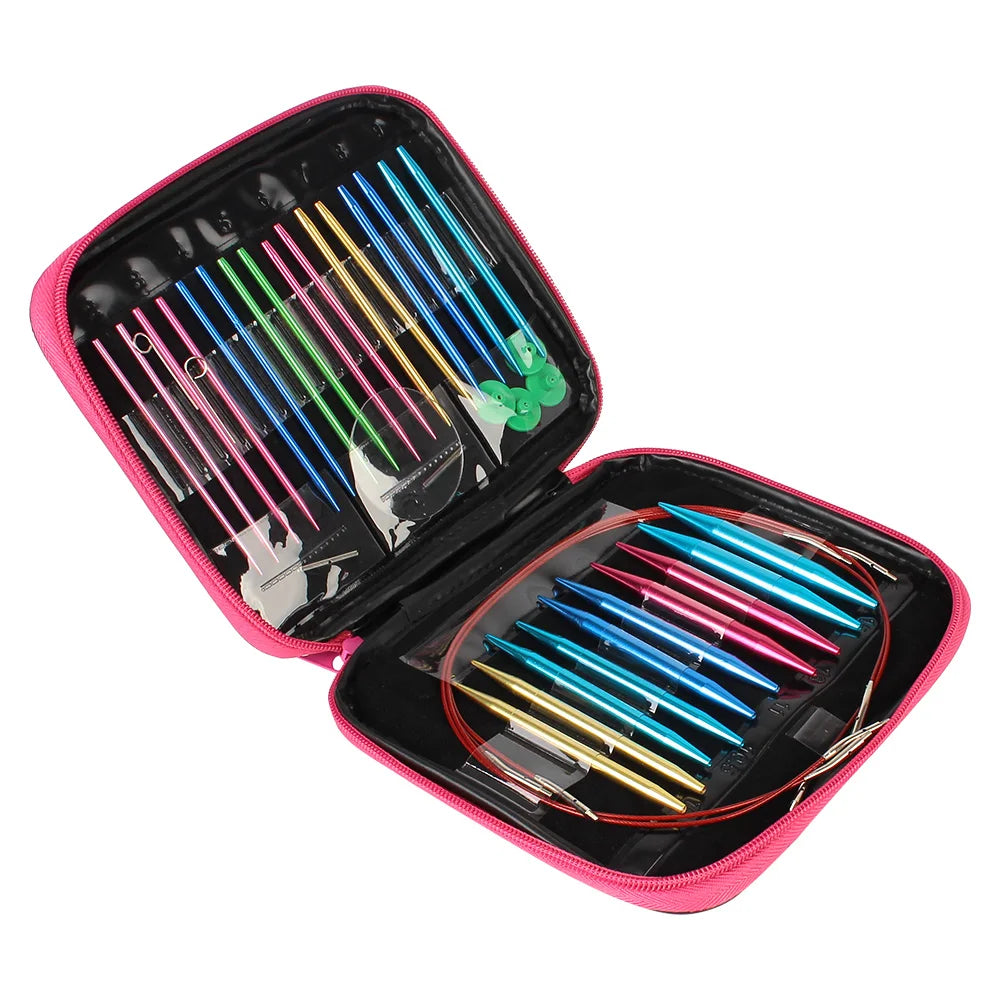 Circular Knitting Needles Set 26 Pcs - ATSProducts
