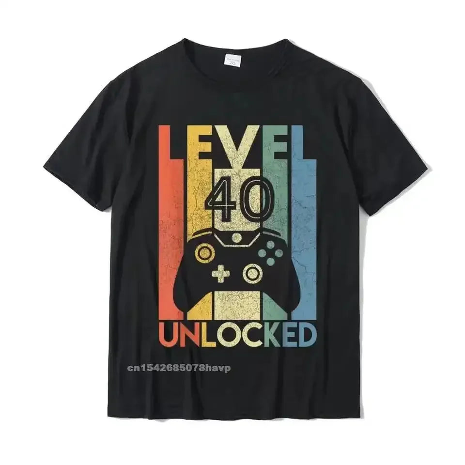 Level 40 Unlocked Graphic TShirt - ATSProducts