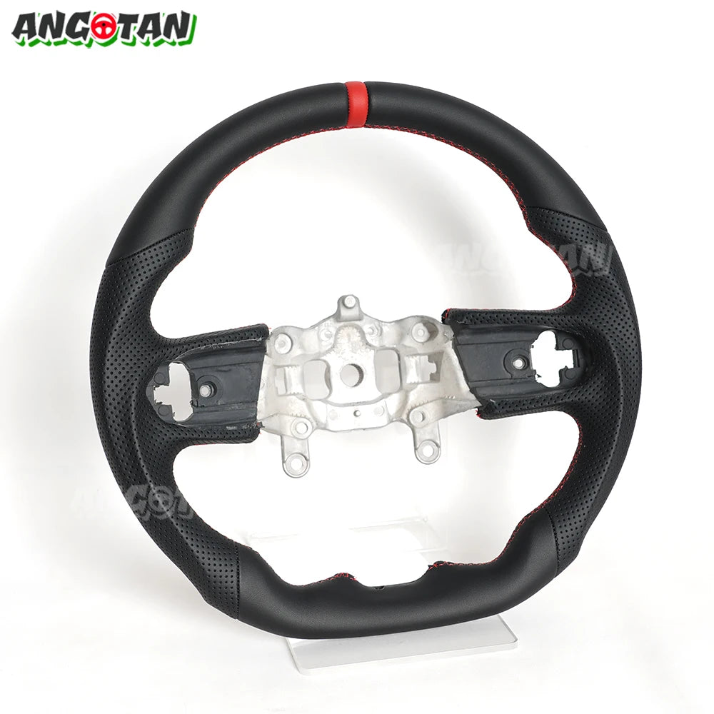 Angotan Full Leather Car Steering Wheel Perforated For Jeep Wrangler JL 2018-2023 Models - ATSProducts