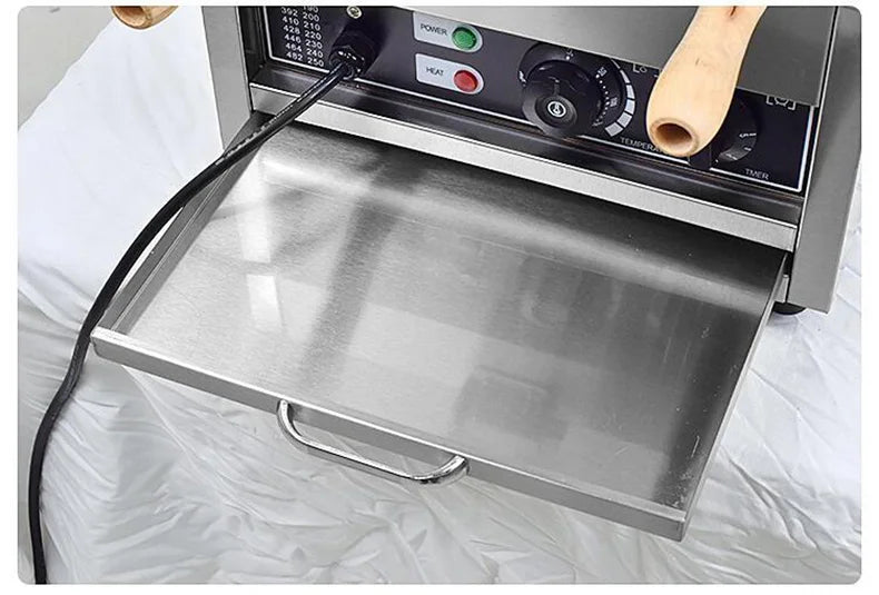 XEOLEO Commerical 4PCS Korean Coin Waffle Maker 3000W Non-stick Coating - ATSProducts