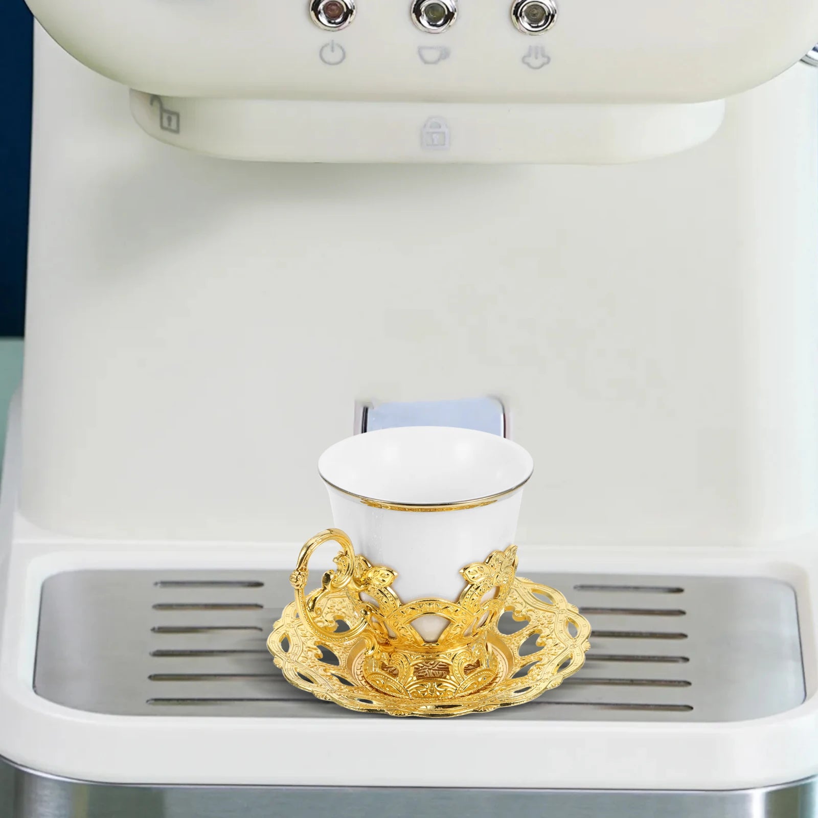 1 Set Vintage Turkish Cappuccino Cup Set - ATSProducts