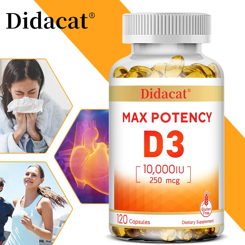 Didacat Vitamin D3 10,000 IU (250 mcg) - ATSProducts
