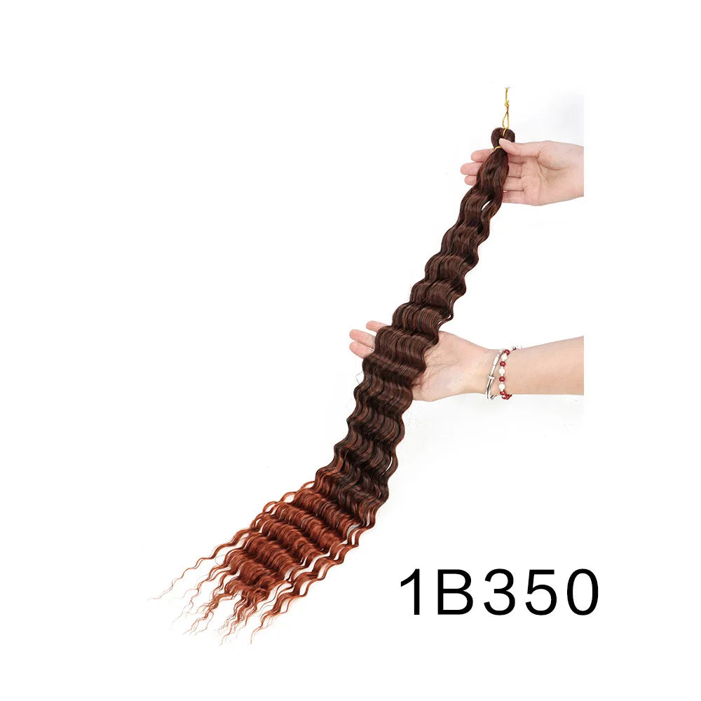 WIGSIN 30Inch Synthetic  Long Deep Wave Hair - ATSProducts