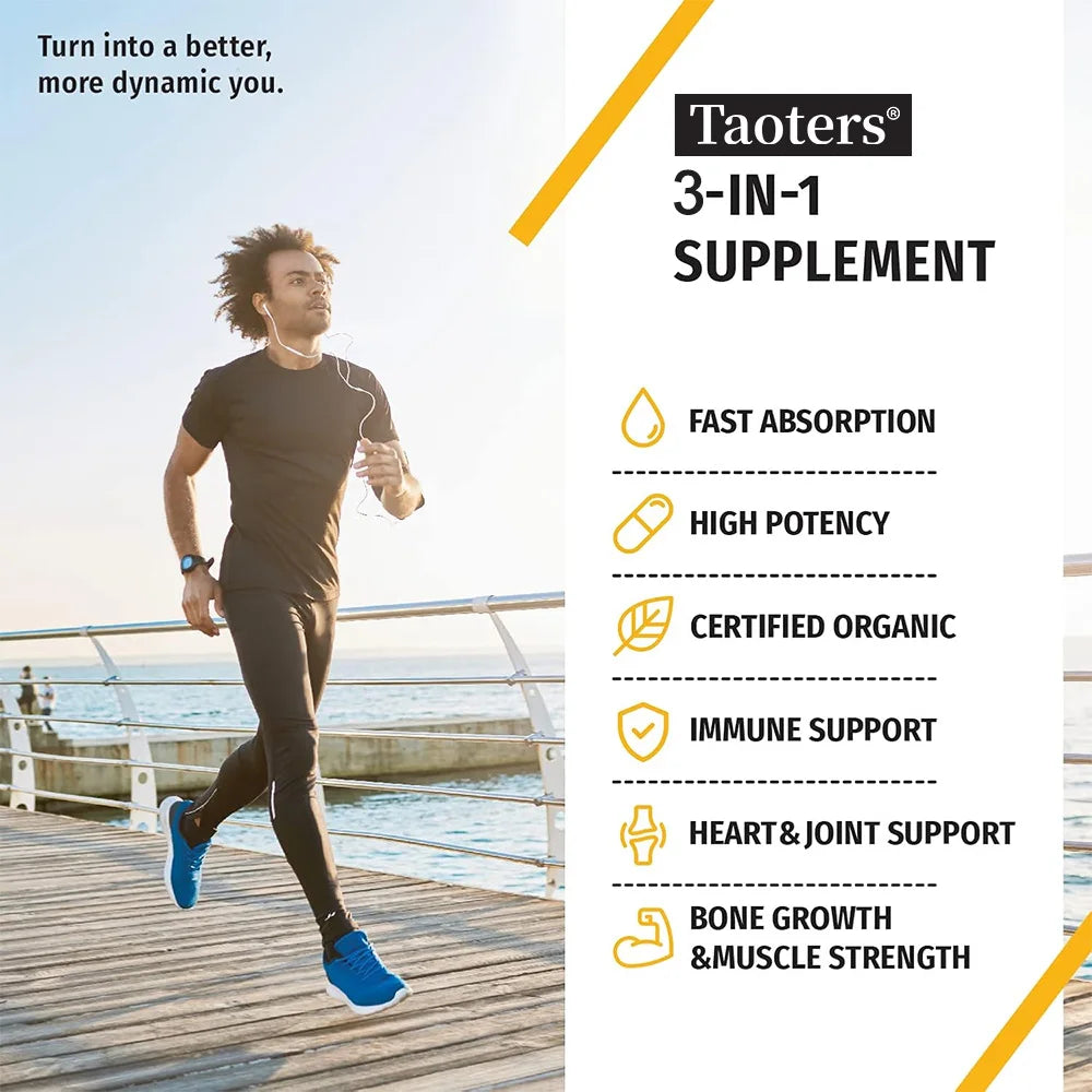 Taoters Vitamin D3 K2 Liquid Drops, Vitamin D, K, MCT Oil & Omega 3 - ATSProducts