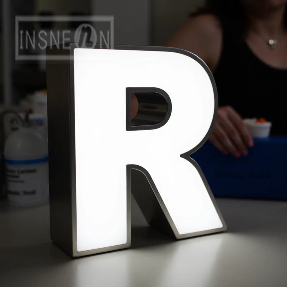 Custom Stainless Steel LED Sign - ATSProducts