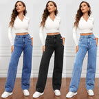 Owner Girl High-Waist Straight-Leg Jeans - ATSProducts