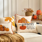 1PC Fall Maple Leaf Pumpkin Pillowcase - ATSProducts