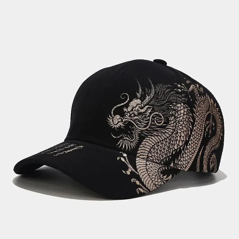 Chinese Style Dragon Pattern Baseball Cap - ATSProducts