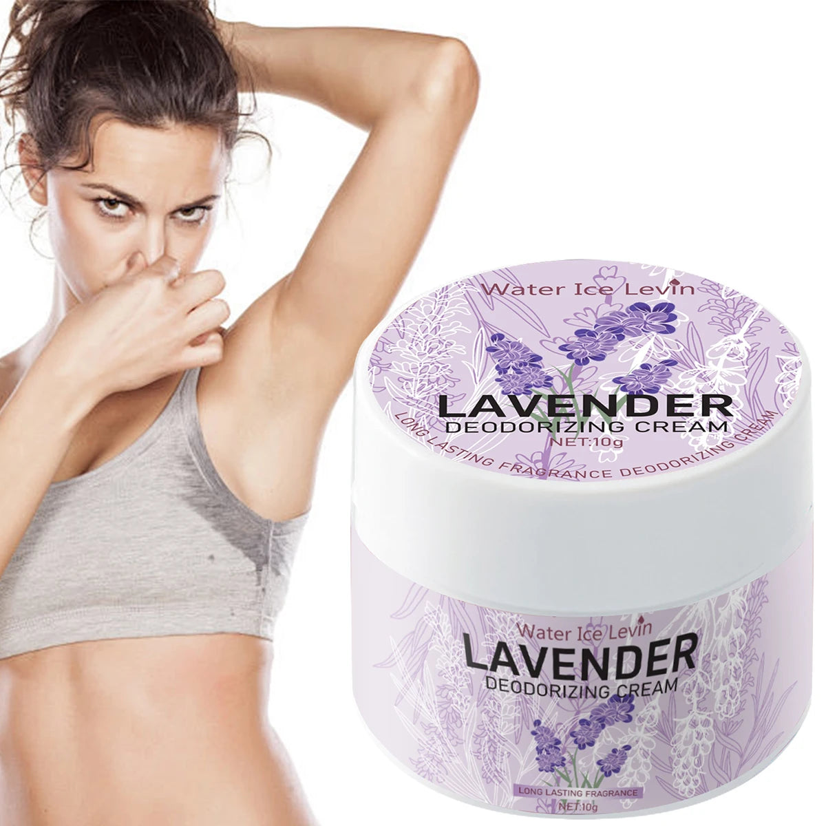 Deodorant Cream with Flower Ingredients to Moisturize Skin and Keep Dry with Natural Floral Fragrance and Lasting Fragrance Suitable for Various Parts - ATSProducts