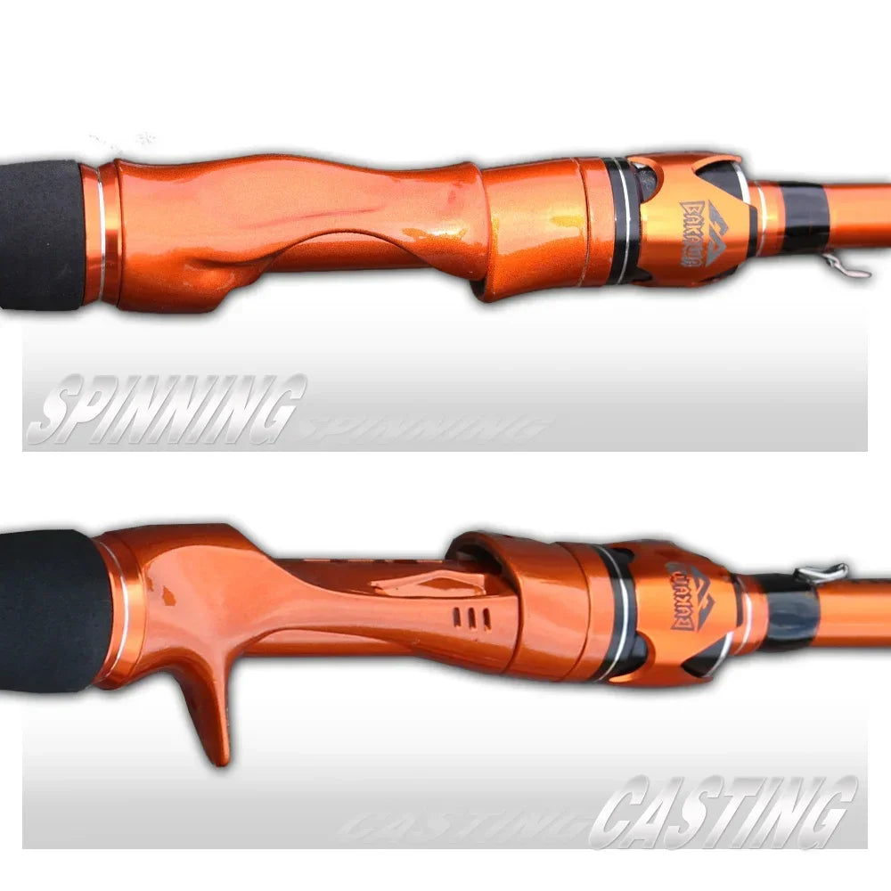 BAKAWA 1.8/2.1M Baitcasting Spinning Travel Fishing Rods - ATSProducts